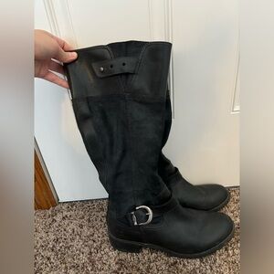 Timberland black 9.5 tall boots